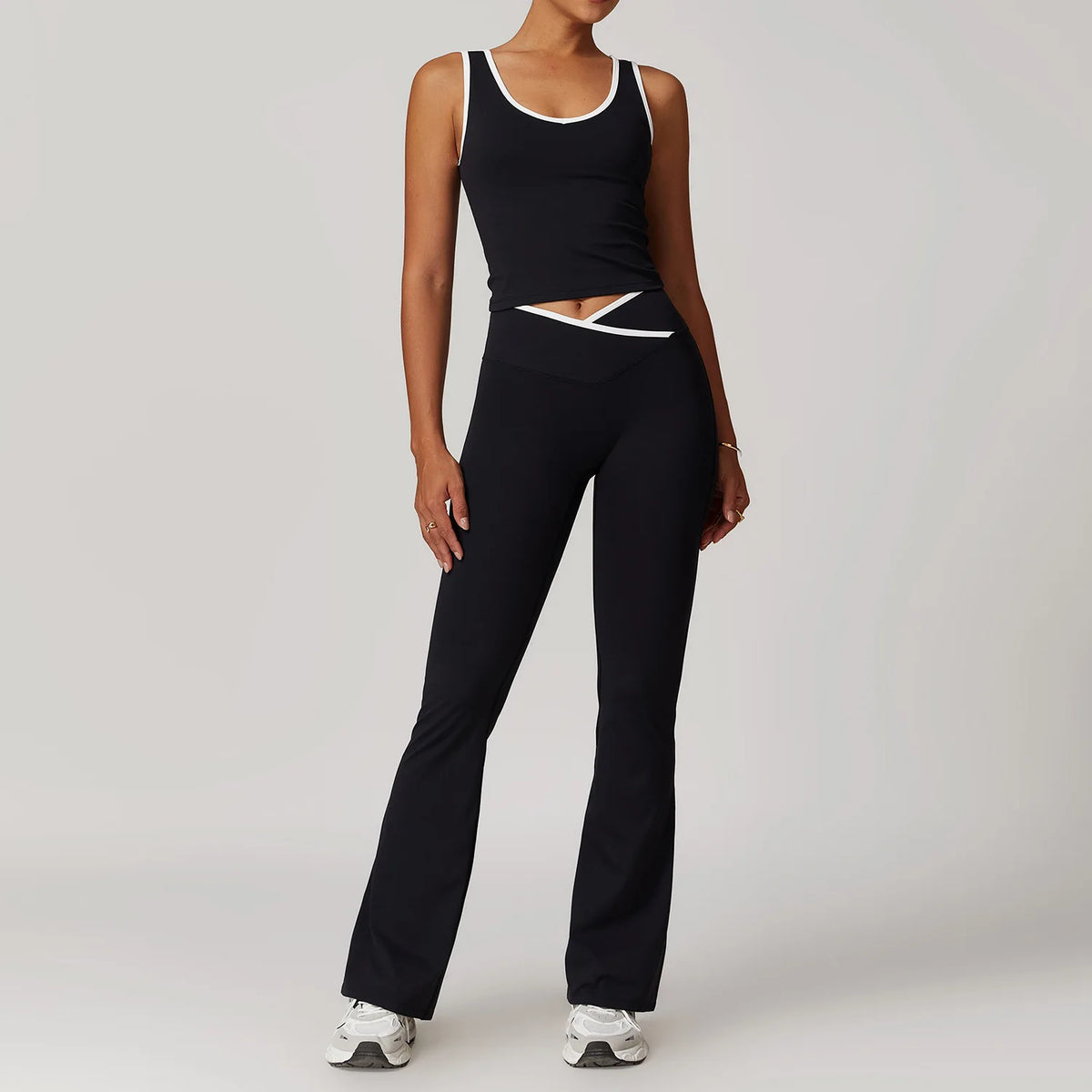 Women's 2-Piece Yoga Set | High Waist Leggings & Sports Bra - Dripshop