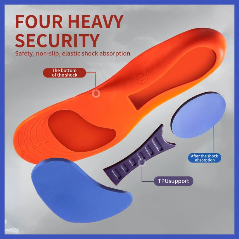 Shock-Absorbing Sports Insoles – Arch Support Breathable Shoe Pads for Men & Women (2/4 Pairs) - Dripshop
