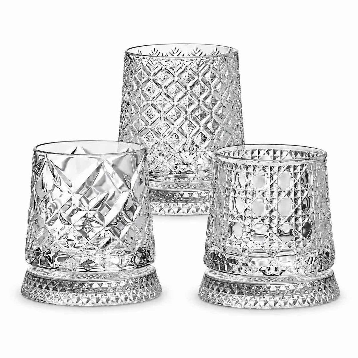 280ml Rotating Whiskey Glass – Crystal Rum & Cocktail Party Drinking Gift