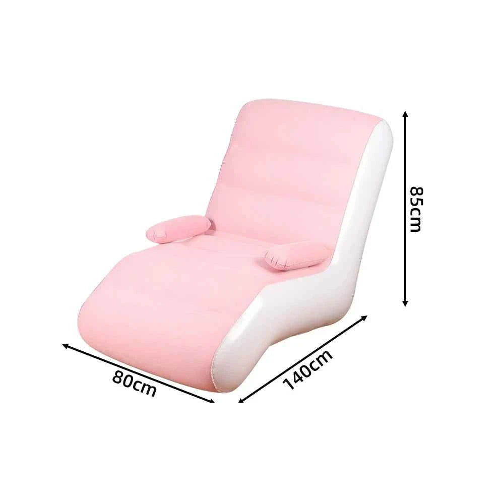 Inflatable Lounger Sofa with Storage Bag – Foldable Compact Seat Cushion for Living Room & Bedroom