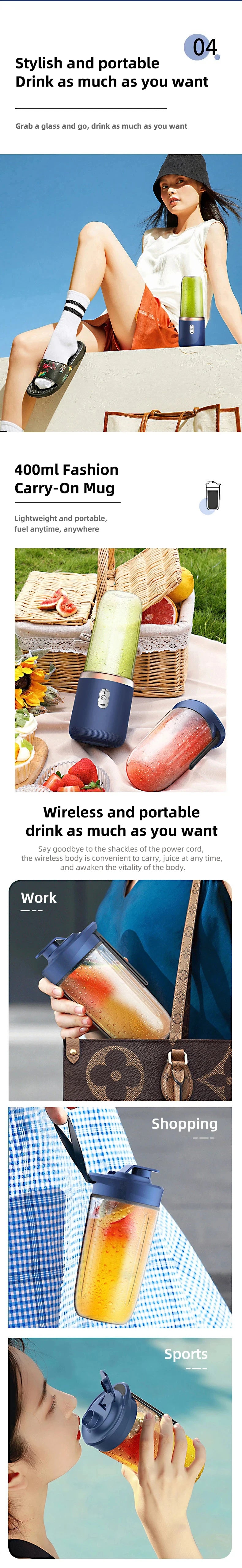 Portable USB Mini Juicer Blender