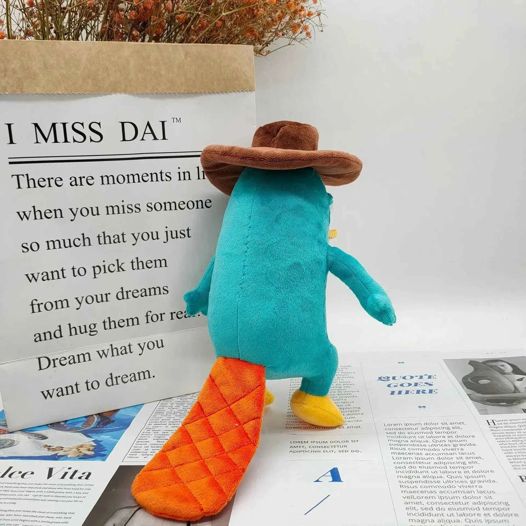 Perry the Platypus Plush Toy – Soft Stuffed Animal Christmas & Birthday Gift for Kids