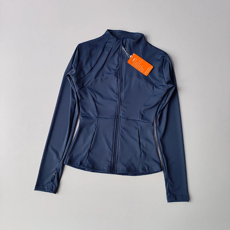 Women's Slim Fit Zip-Up Sports Jacket - Dripshop