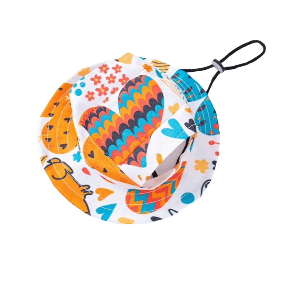 Adjustable Dog Fisherman Sun Hat – Breathable Ear-Exposed Pet Beach Hat - Dripshop