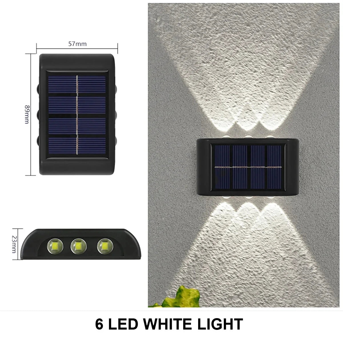 Solar Wall Lights Outdoor – Waterproof LED Lighting for Home, Garden, Yard & Fence (1–10 Pack) - Dripshop