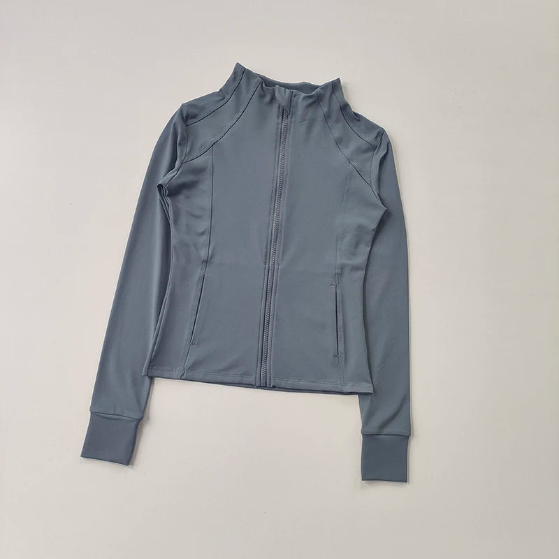 Women's Slim Fit Zip-Up Sports Jacket - Dripshop