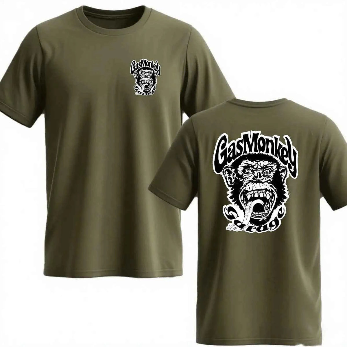 Gas Monkey Garage Print T-Shirt | Men's Vintage Streetwear