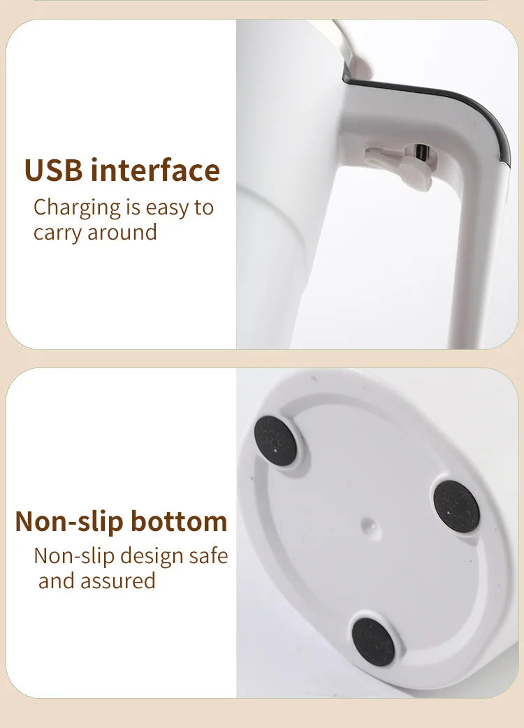 380ml USB Electric Magnetic Stirring Mug – Stainless Steel Self-Mixing Coffee Cup with Lid