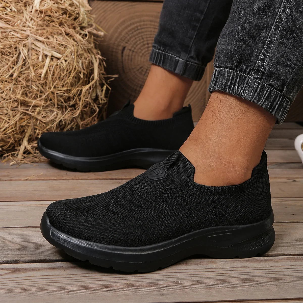 Men's Lightweight EVA Casual Shoes – Solid Colour Comfortable Non-Tiring Everyday Footwear - Dripshop