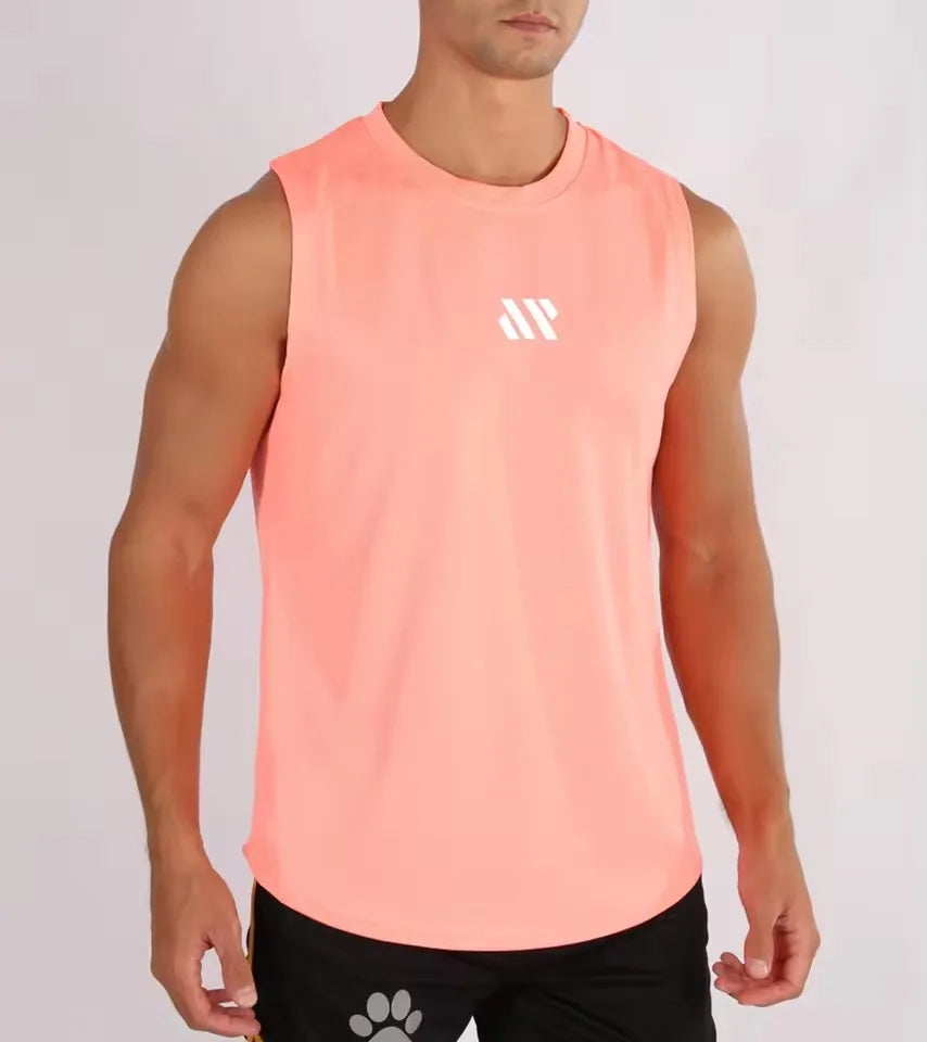 Men's Mesh Gym Vest | Sleeveless Bodybuilding Tank Top - Dripshop