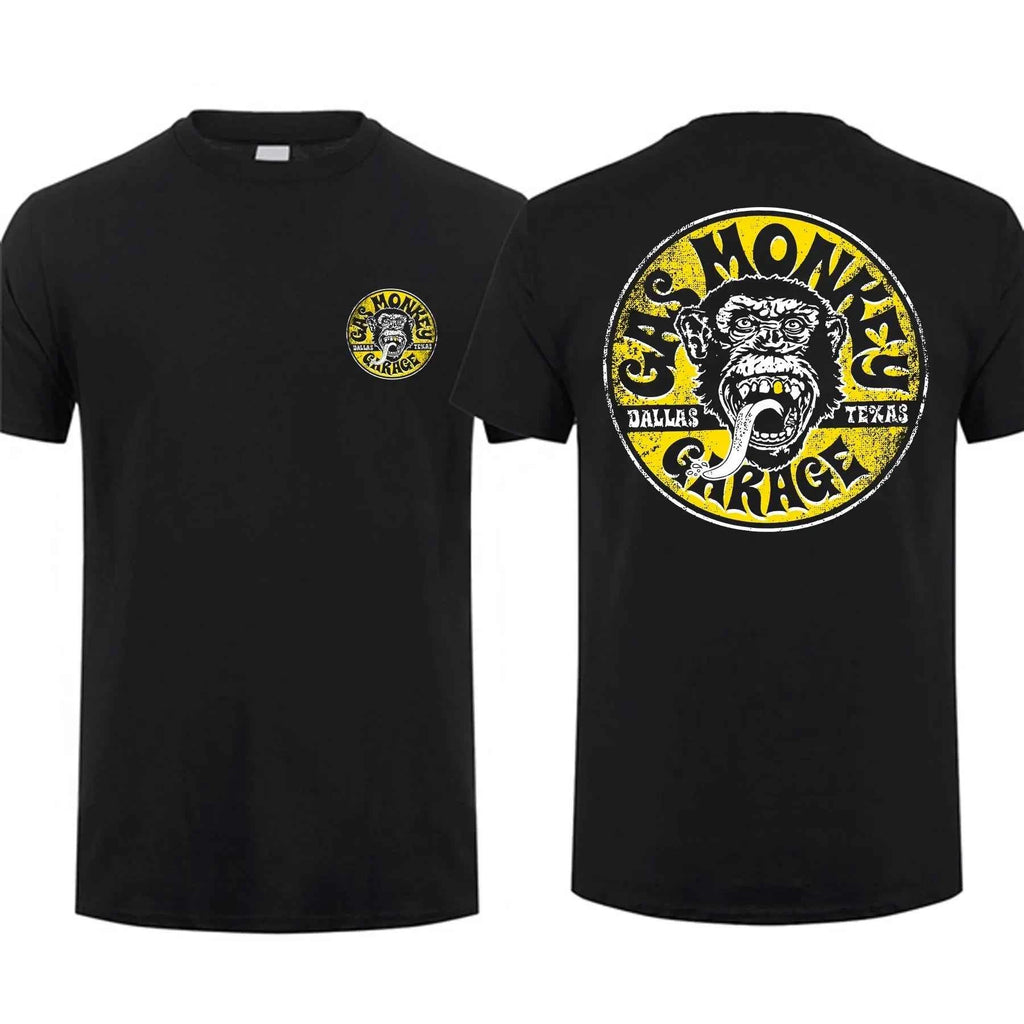 Gas Monkey Garage Double-Sided T-Shirt | Men's Cotton Streetwear