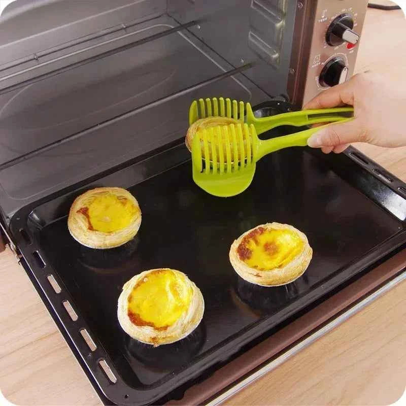 Stainless Steel Handheld Fruit Slicer – Lemon, Orange, Tomato & Onion Cutter