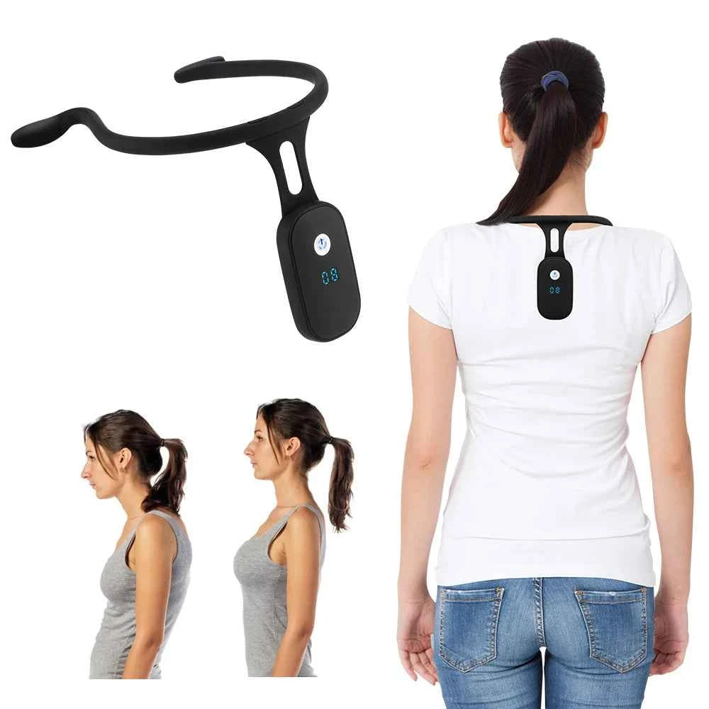 Smart Posture Trainer – Wearable Back Straightener with Vibration Reminder