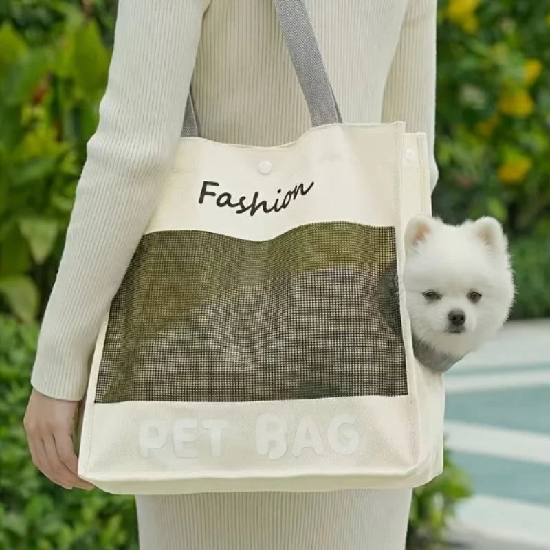Breathable Pet Cat Carrier Backpack – Outdoor Travel Bag for Cats & Small Dogs - Dripshop