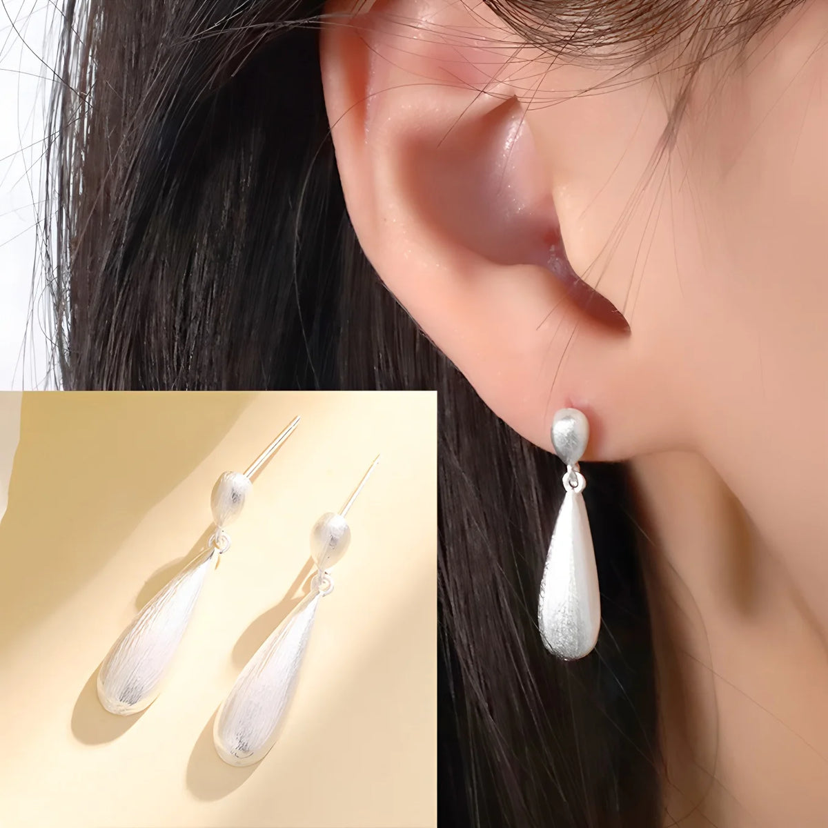 925 Sterling Silver Geometric Stud Earrings | Minimalist Jewellery Gift for Women - Dripshop