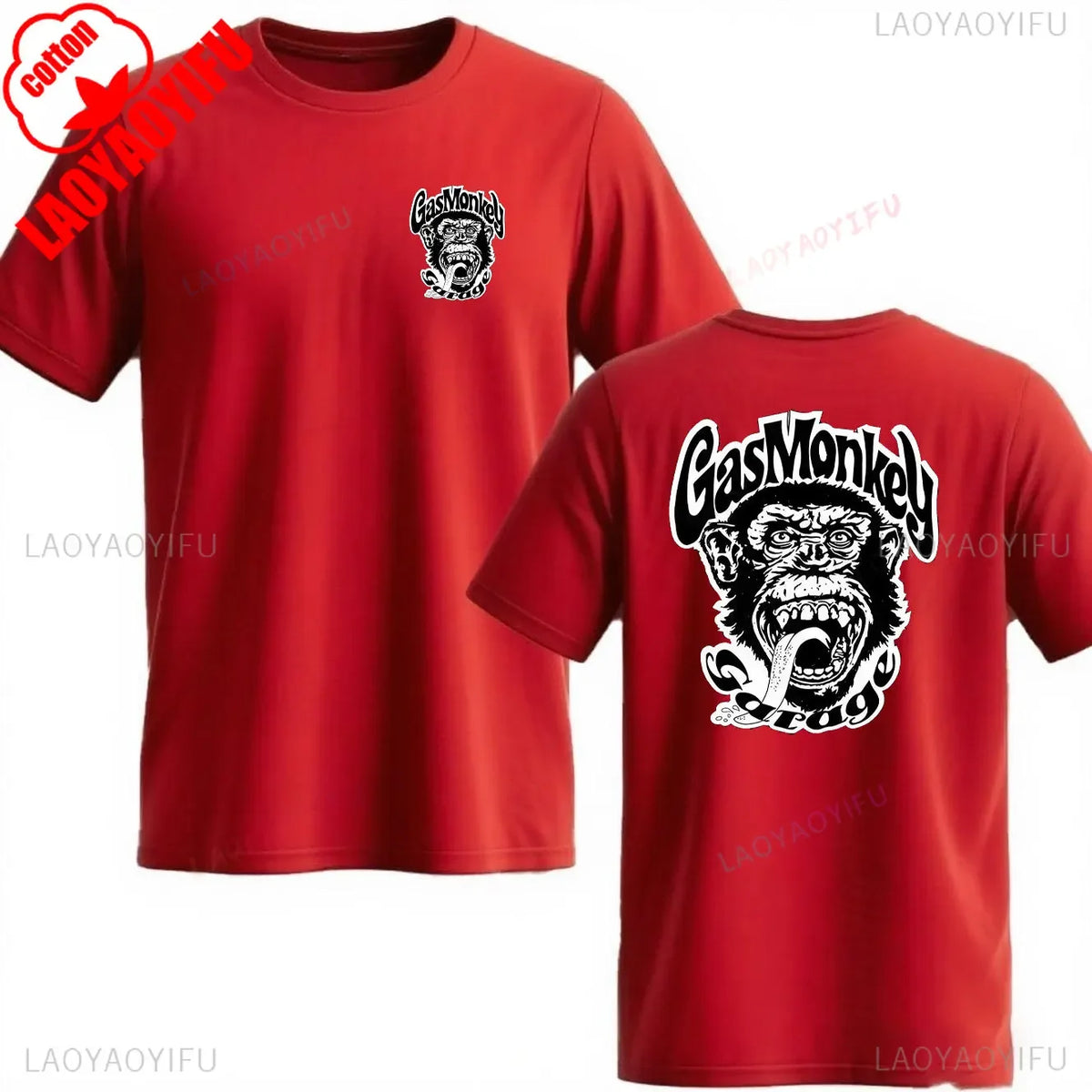 Gas Monkey Garage Print T-Shirt | Men's Vintage Streetwear