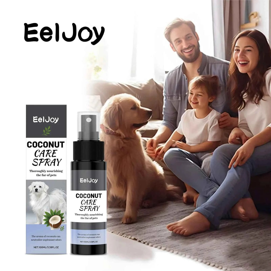 Pet Coconut Care Grooming Spray – Nourishing Fur Conditioner & Odour Eliminator