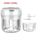 Electric Garlic Chopper – Mini Portable Veggie & Onion Blender (100ml / 250ml)