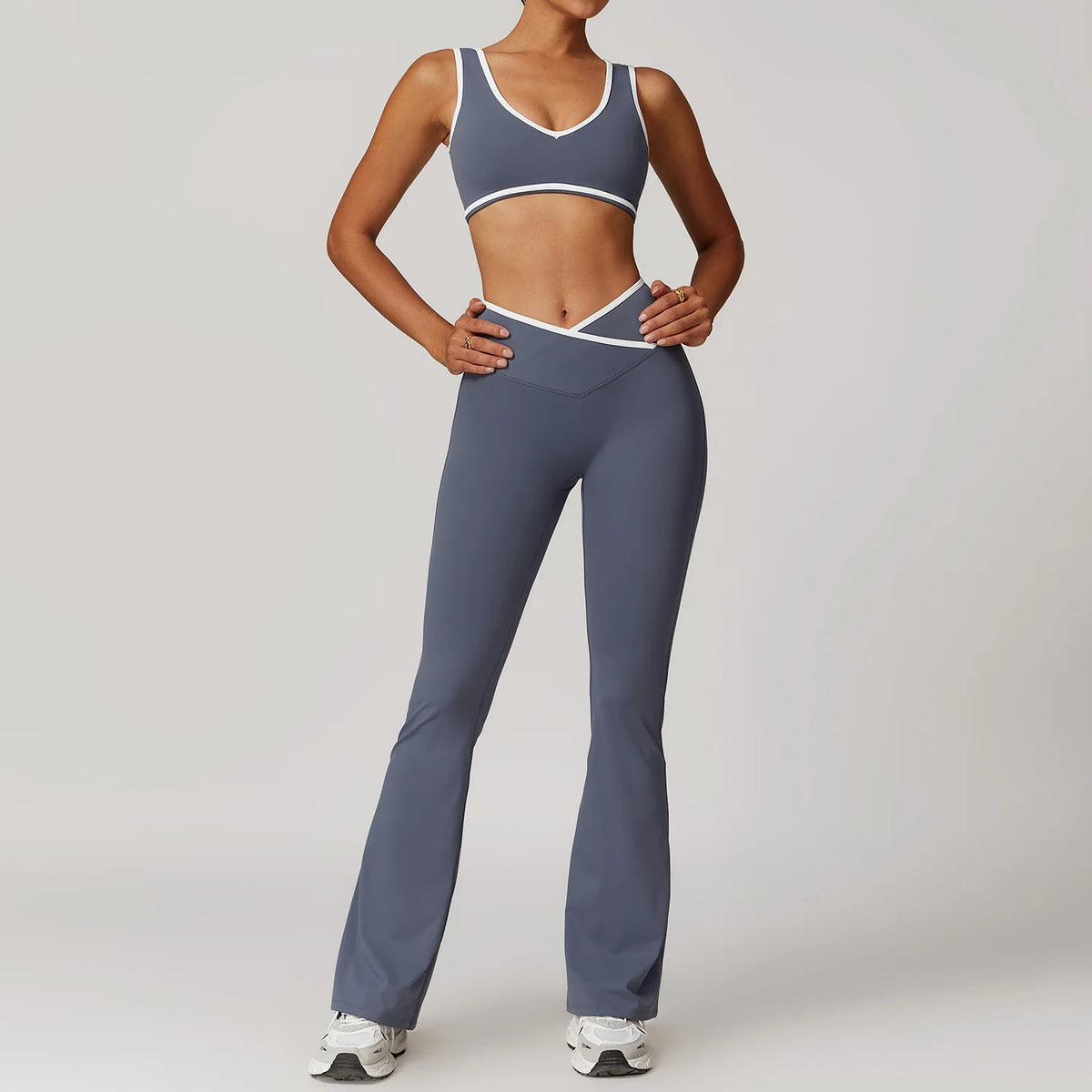 Women's 2-Piece Yoga Set | High Waist Leggings & Sports Bra - Dripshop