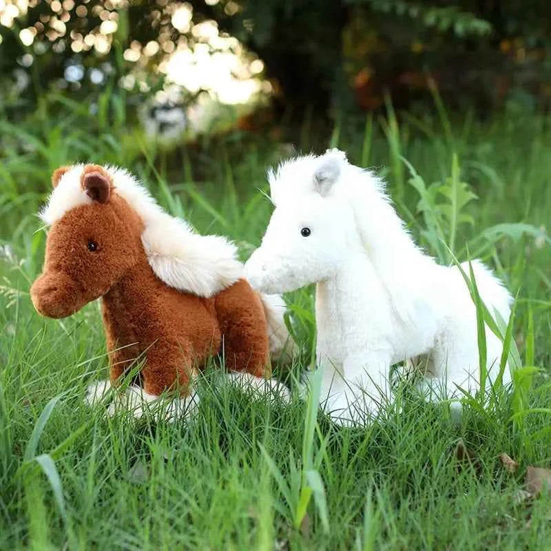 Realistic Horse Plush Toy – Super Lifelike Pony Stuffed Animal Birthday Gift for Kids
