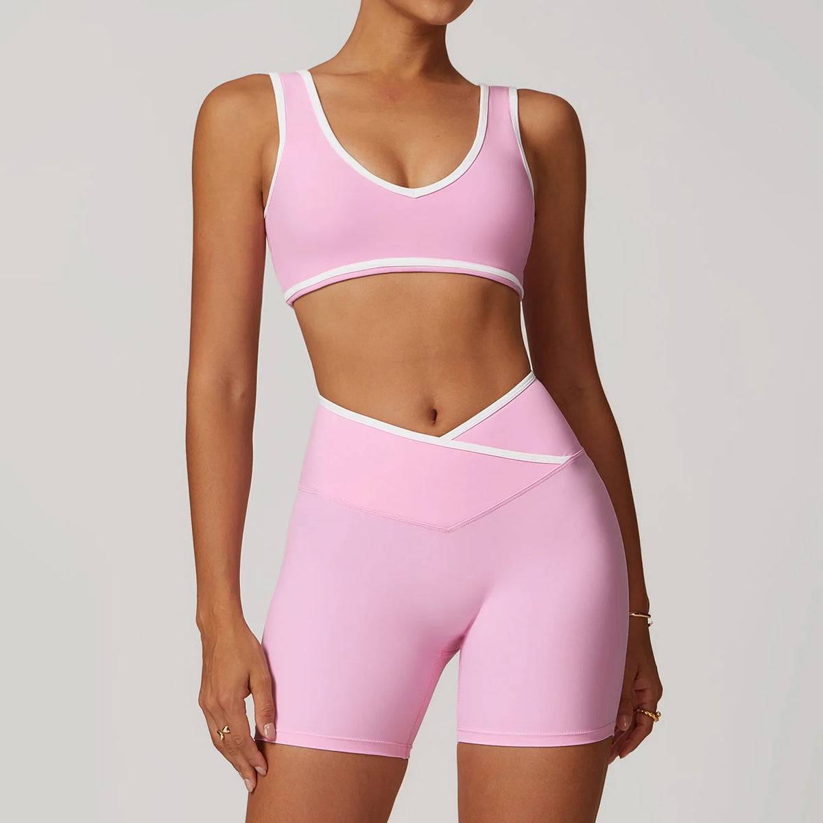 Women's 2-Piece Yoga Set | High Waist Leggings & Sports Bra - Dripshop