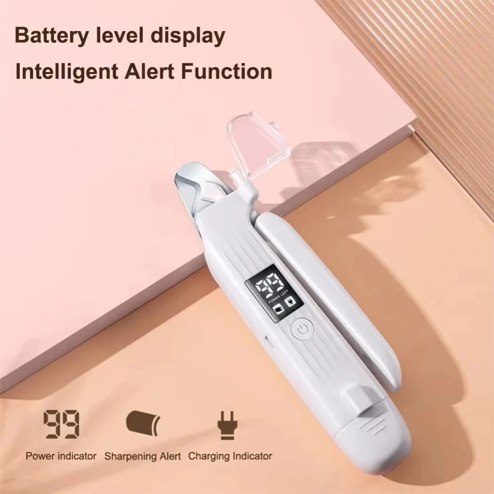 2-in-1 Electric Pet Nail Trimmer & Grinder with LED Light