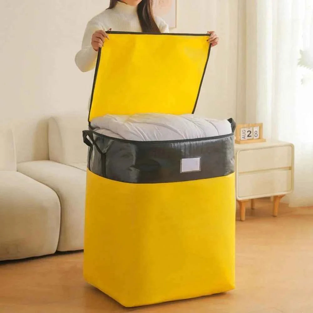 Large Capacity Waterproof Moving & Storage Bag – Durable Luggage Packing Bag for Clothes & Quilts
