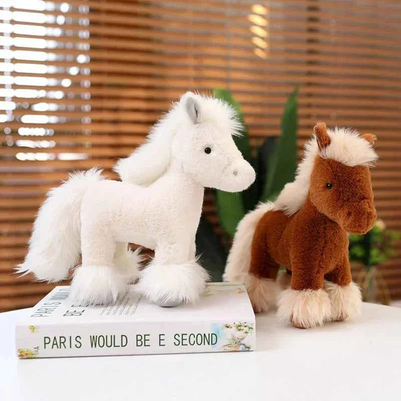 Realistic Horse Plush Toy – Super Lifelike Pony Stuffed Animal Birthday Gift for Kids