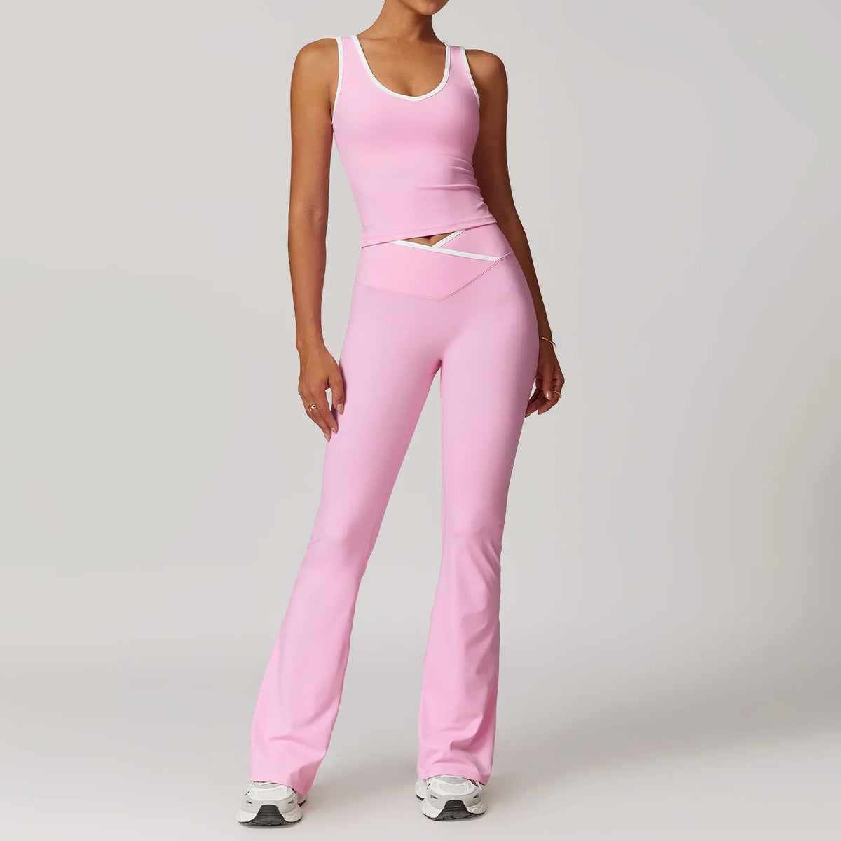 Women's 2-Piece Yoga Set | High Waist Leggings & Sports Bra - Dripshop