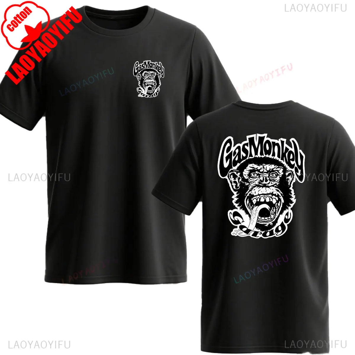 Gas Monkey Garage Print T-Shirt | Men's Vintage Streetwear