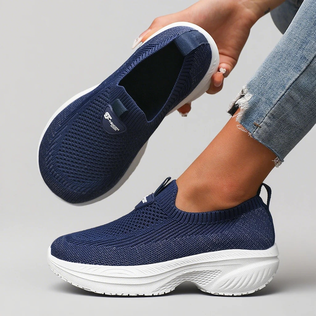 Barefoot Wide-Toe Mesh Sports Shoes – Thick Sole Casual Tennis Trainers for Men & Women 2025 - Dripshop