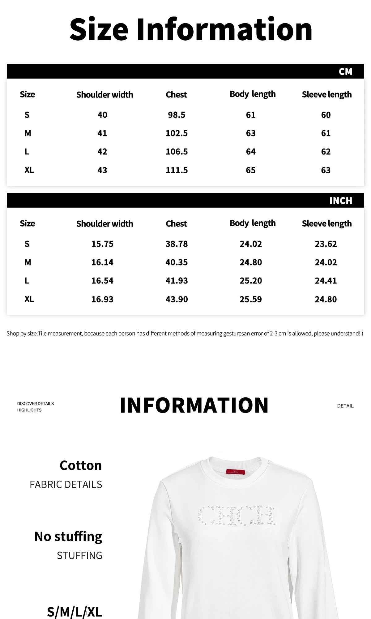 Women's Pearl Embroidered Hoodie – Loose Fit Pullover