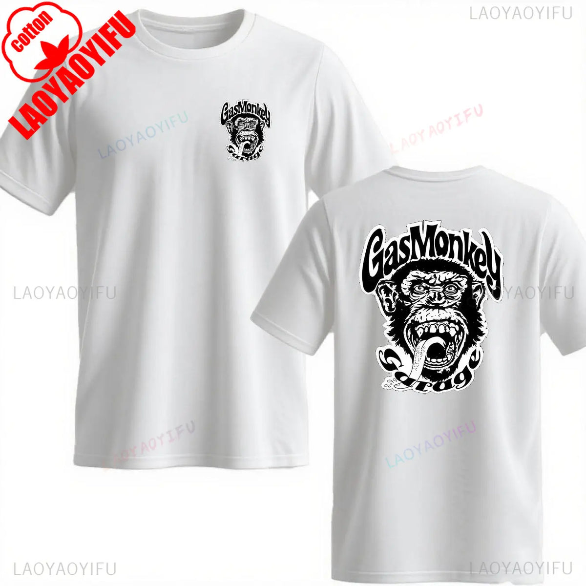 Gas Monkey Garage Print T-Shirt | Men's Vintage Streetwear
