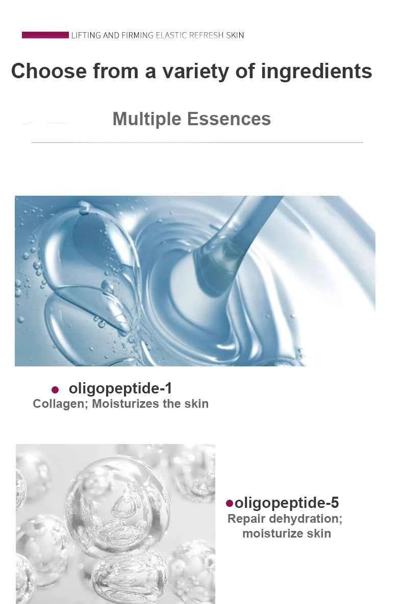 Korea Miracle Peptide Face Mask – Lifting, Firming & Hyaluronic Acid SPA Skin Care