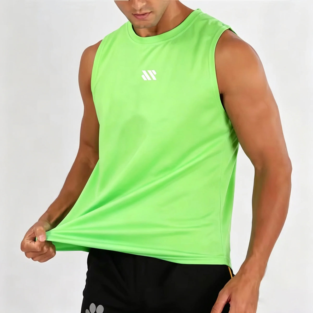 Men's Mesh Gym Vest | Sleeveless Bodybuilding Tank Top - Dripshop