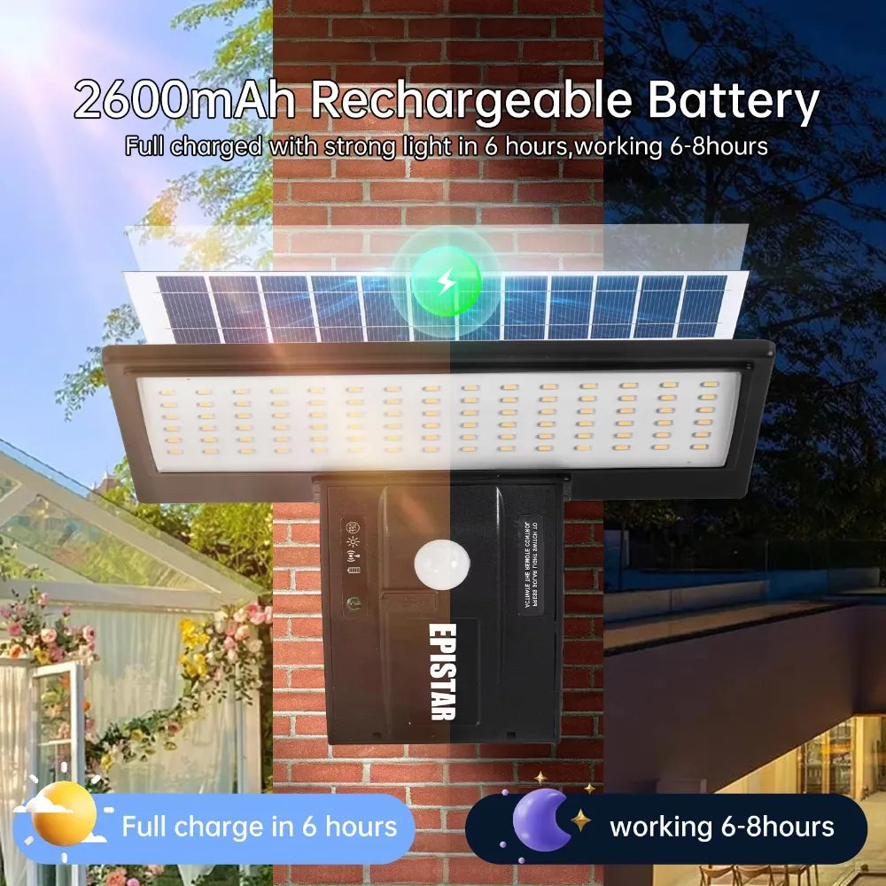 90 LED Solar Security Flood Light – Motion Sensor Waterproof Outdoor Light for Garden & Yard (3 Colours, 4 Modes) - Dripshop