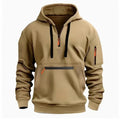 Men's Half-Zip Hoodie | Multi-Pocket Outdoor Casual Sweatshirt - Dripshop