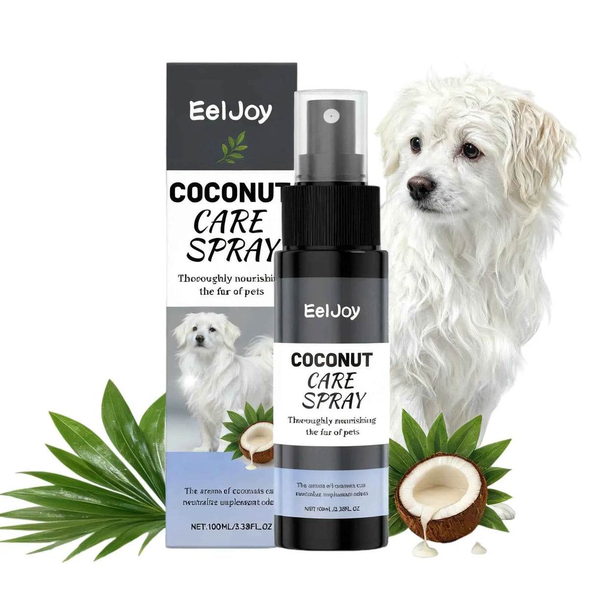Dog Grooming Perfume Spray – Baby Fresh Scent with Shea Butter & Coconut