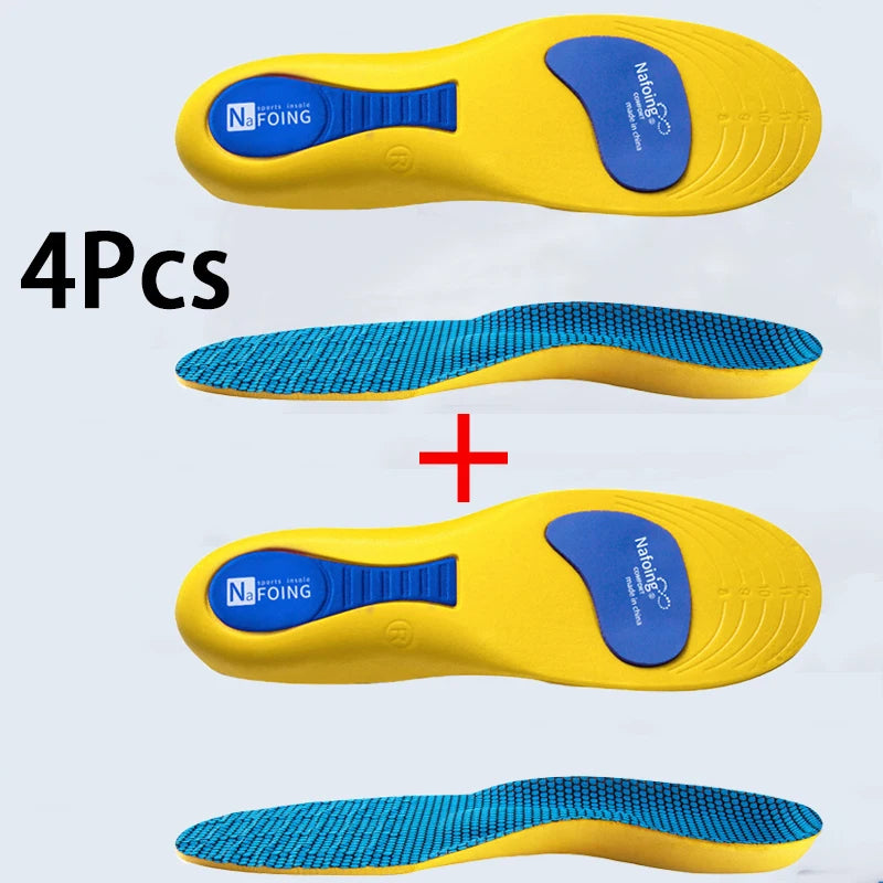 Shock-Absorbing Sports Insoles – Arch Support Breathable Shoe Pads for Men & Women (2/4 Pairs) - Dripshop