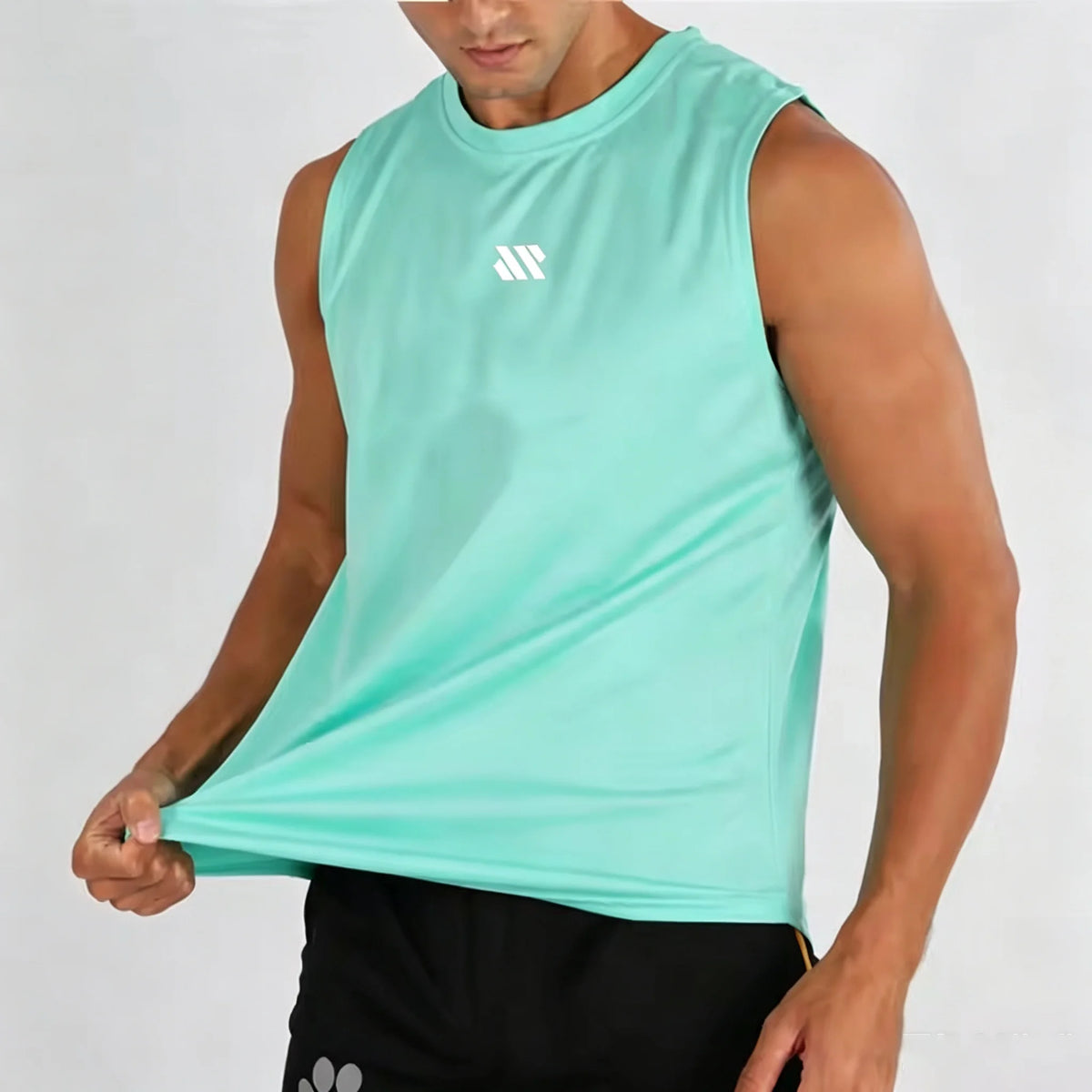 Men's Mesh Gym Vest | Sleeveless Bodybuilding Tank Top - Dripshop