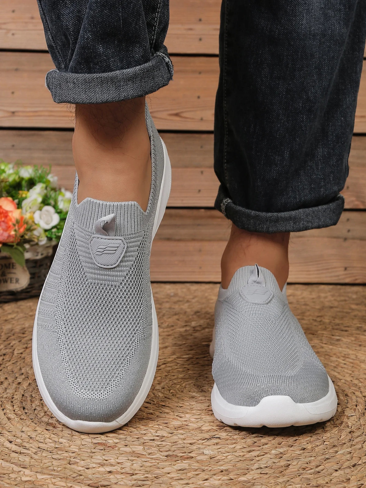 Men's Lightweight EVA Casual Shoes – Solid Colour Comfortable Non-Tiring Everyday Footwear - Dripshop