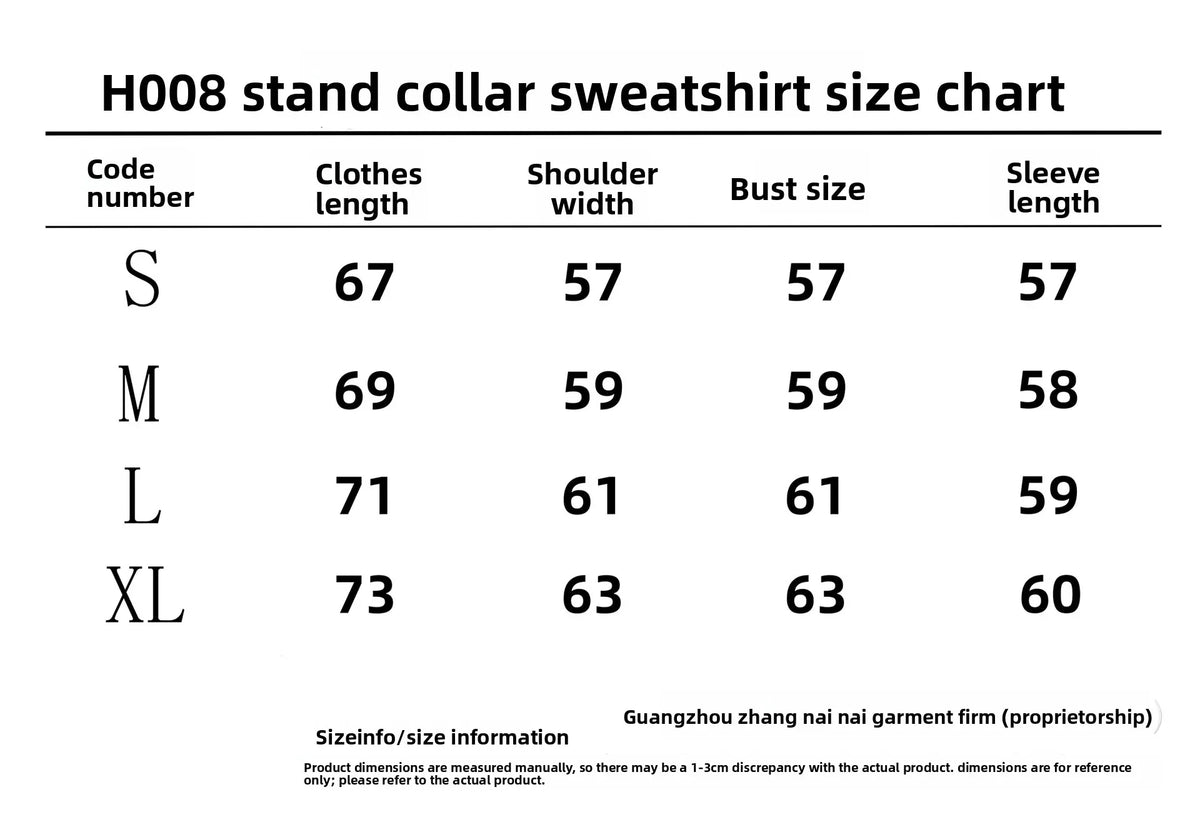 Women's Half-Zip Sweatshirt | Loose Fit Stand Collar Pullover - Dripshop