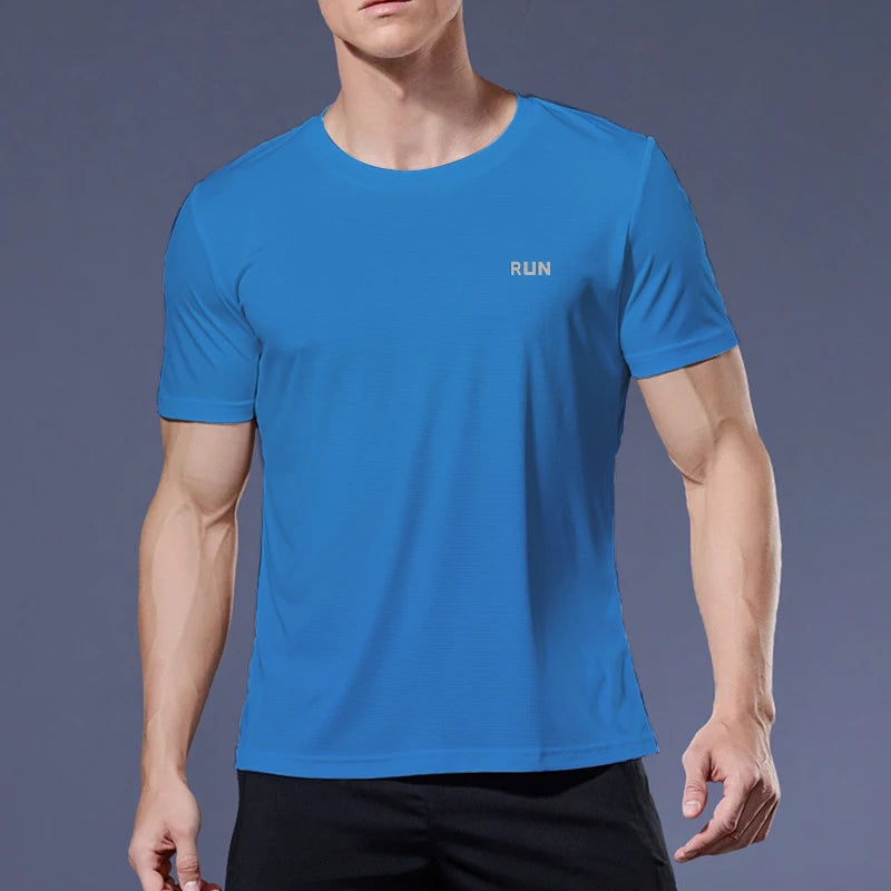 Men's Quick-Dry Running T-Shirt | Lightweight Gym Sport Top - Dripshop