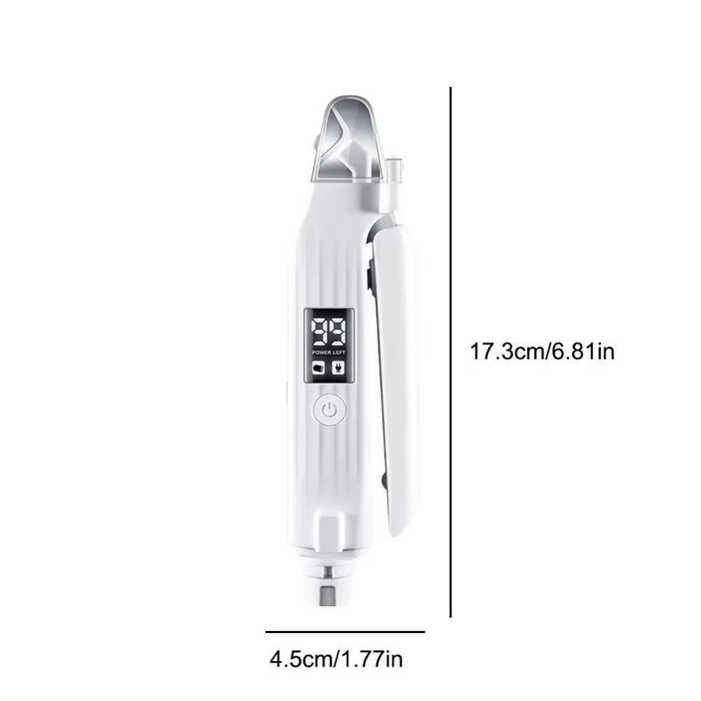 2-in-1 Electric Pet Nail Trimmer & Grinder with LED Light