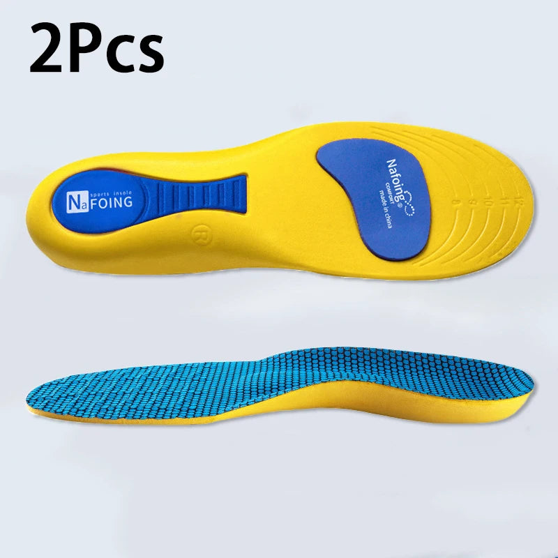 Shock-Absorbing Sports Insoles – Arch Support Breathable Shoe Pads for Men & Women (2/4 Pairs) - Dripshop