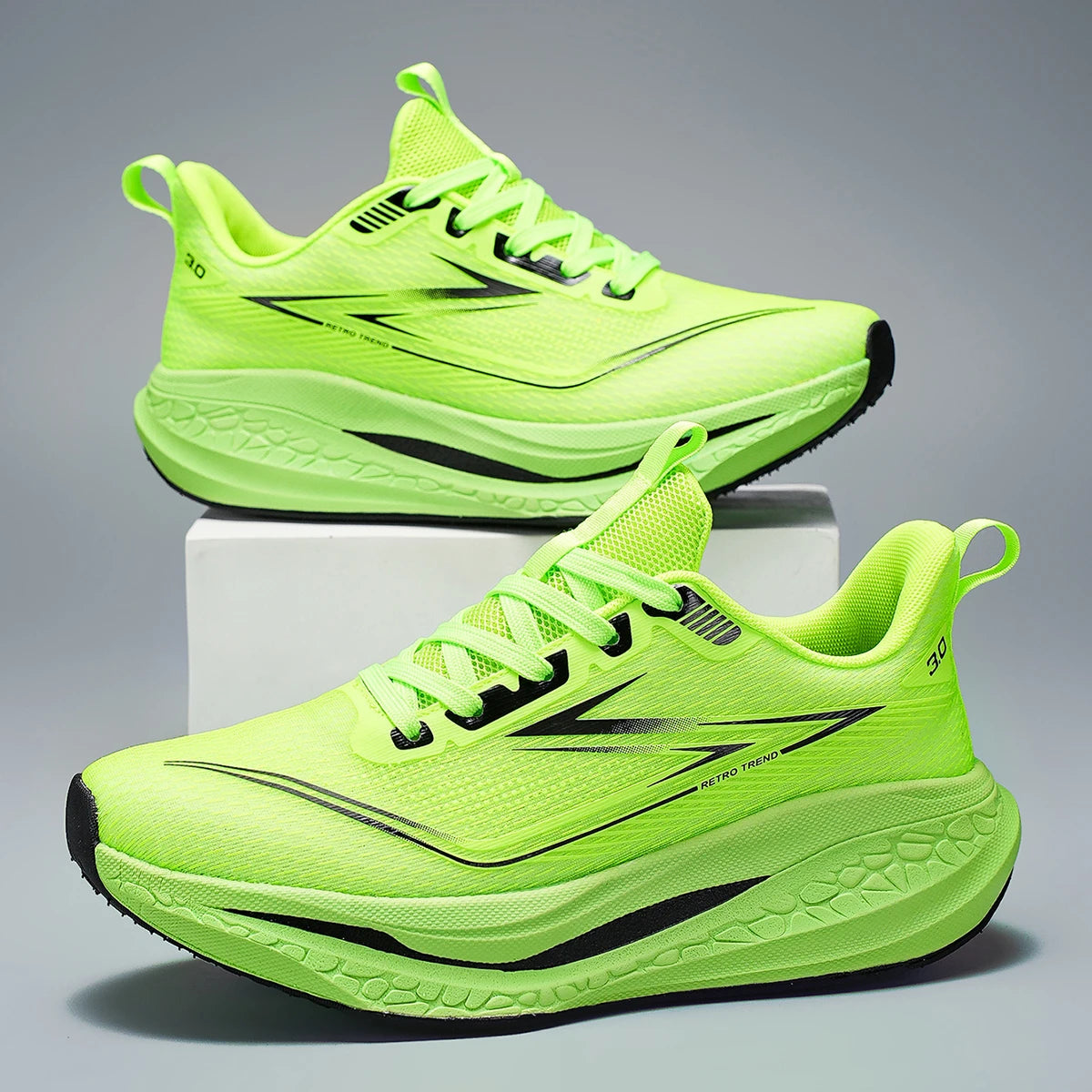 Men's Large Size Breathable Mesh Trainers | Hiking & Running Sports Shoes - Dripshop