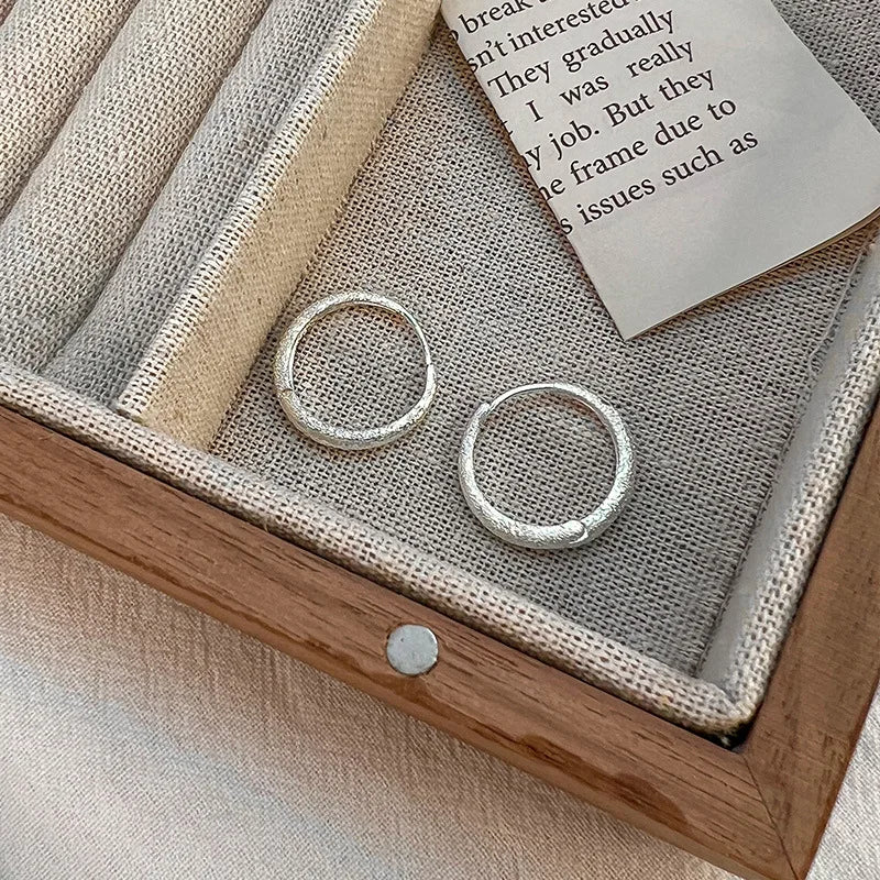 925 Sterling Silver Geometric Stud Earrings | Minimalist Jewellery Gift for Women - Dripshop