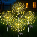 Solar Fireworks Copper Wire LED Garden Lights – Outdoor Lawn & Courtyard Decor (1/4/8 Pack)