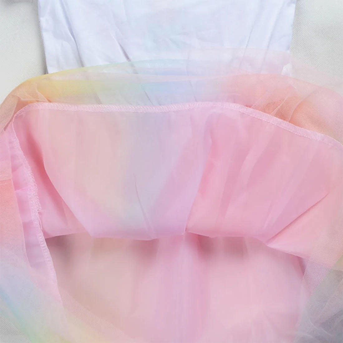 K-Pop Rumi Baby Girls Princess Dress – Cartoon Mesh Star Sequins Flying Sleeve Birthday Dress - Dripshop