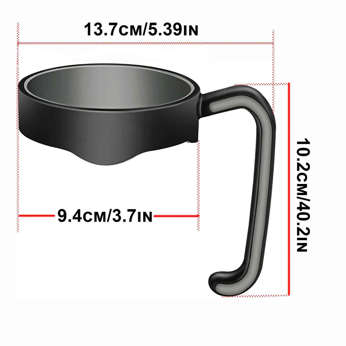 20oz Tumbler Cup Handle – Portable Outdoor Vacuum Insulated Cup Grip